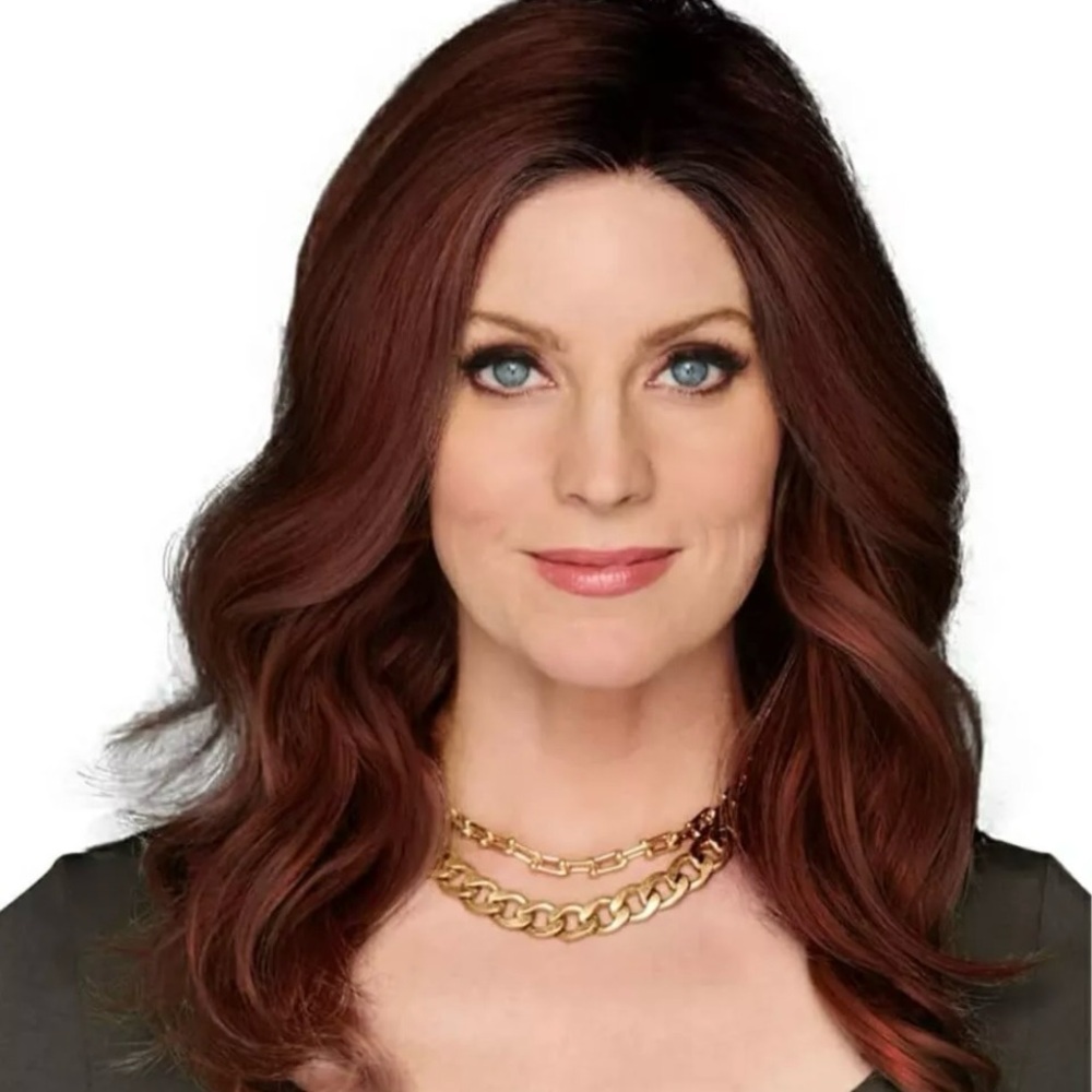 Raquel Welch Top Billing 12" Top-of-Head Wig  Average Cap, Deepest Ruby